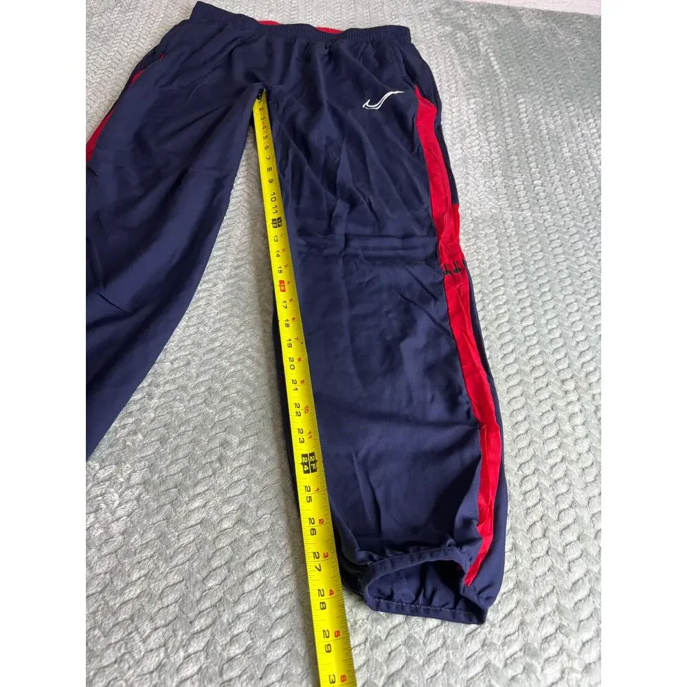 Nike Dri-FIT Navy Red Track Pants Men’s Large Y2K Soccer Training